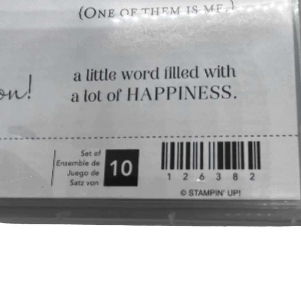 NEW Stampin’ Up! “One in a Million” Rubber Stamp Set of 10. Retired. Set 126382 - Picture 6 of 6